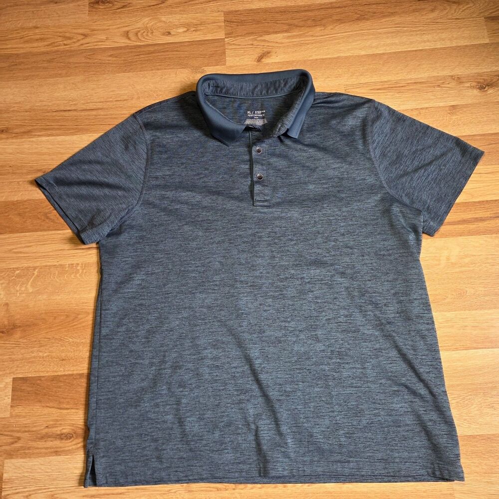 Apt. 9 Premier Flex Polo Shirt Short-Sleeve Green Men's Size XL